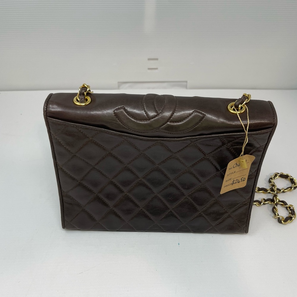 Authentic Chanel Flap Lambskin Bag